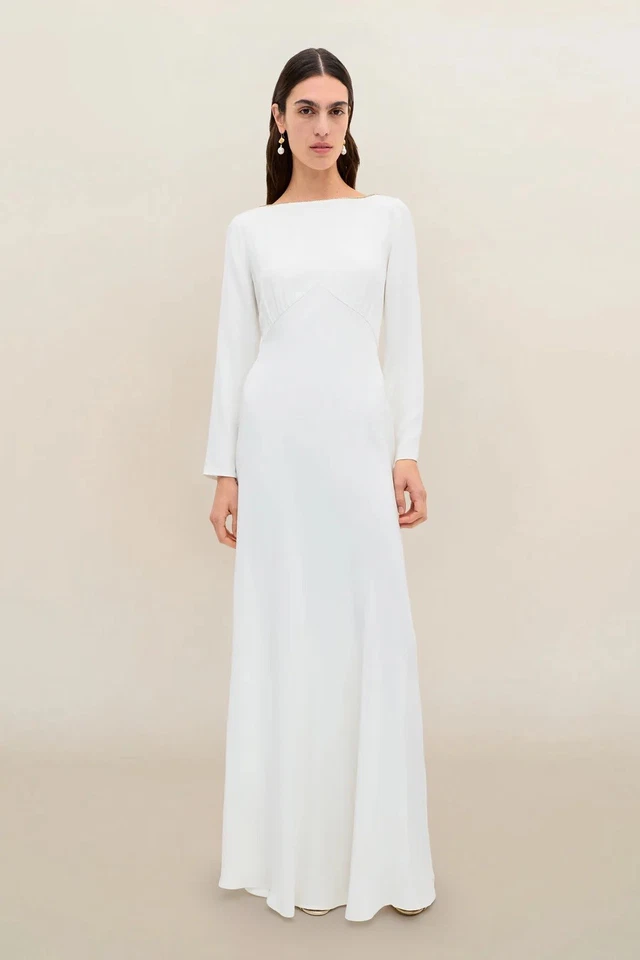 RIXO Cesca backless Silk Gown BRIDAL - Image 1 of 4