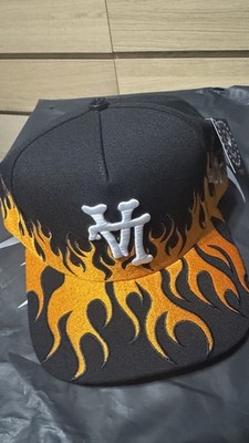 KTH Kill The Hype LA Orange  Flames SnapBack Hat, LA Dodgers, Chris Brown, 2025