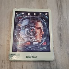 Cyborg - Broderbund - 1984/ Macintosh Complete W/reg Card Box Damage