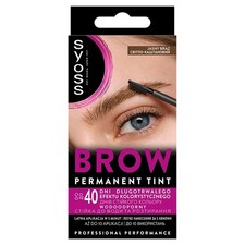 Syoss Brow Tint Permanent Eyebrow Dye   Light Brown