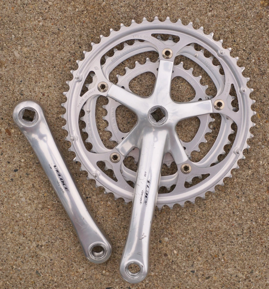 CAMPAGNOLO PISTA CRANKSET - 165 - 9/16 x 20 F - Pédalier 47 dents