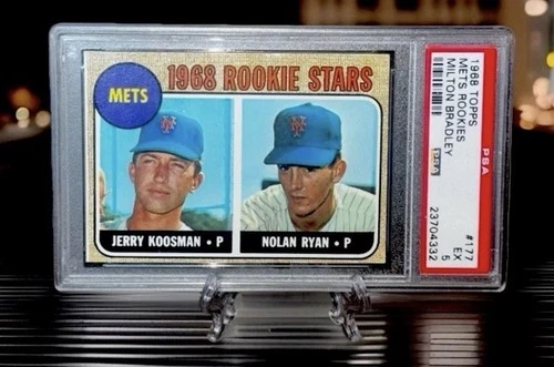 1968 Topps NOLAN RYAN #177 Milton Bradley rookie PSA 5 Pop 97 Absolute STUNNER!!