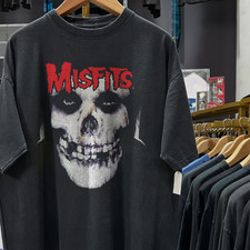 95 MISFITS Band Tshirt Classic Style Black Unisex Halloween T shirt S-5XL WA3412