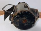 ANTIQUE BULLS EYE POLICE LANTERN 7 1/2" TALL  -  OIL HOLDER — photo 8