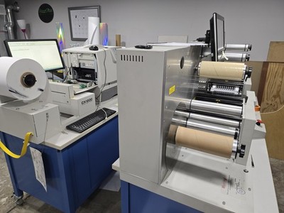 Primera Technology CX1200 + FX1200 Reel To Reel Printer And Cutter