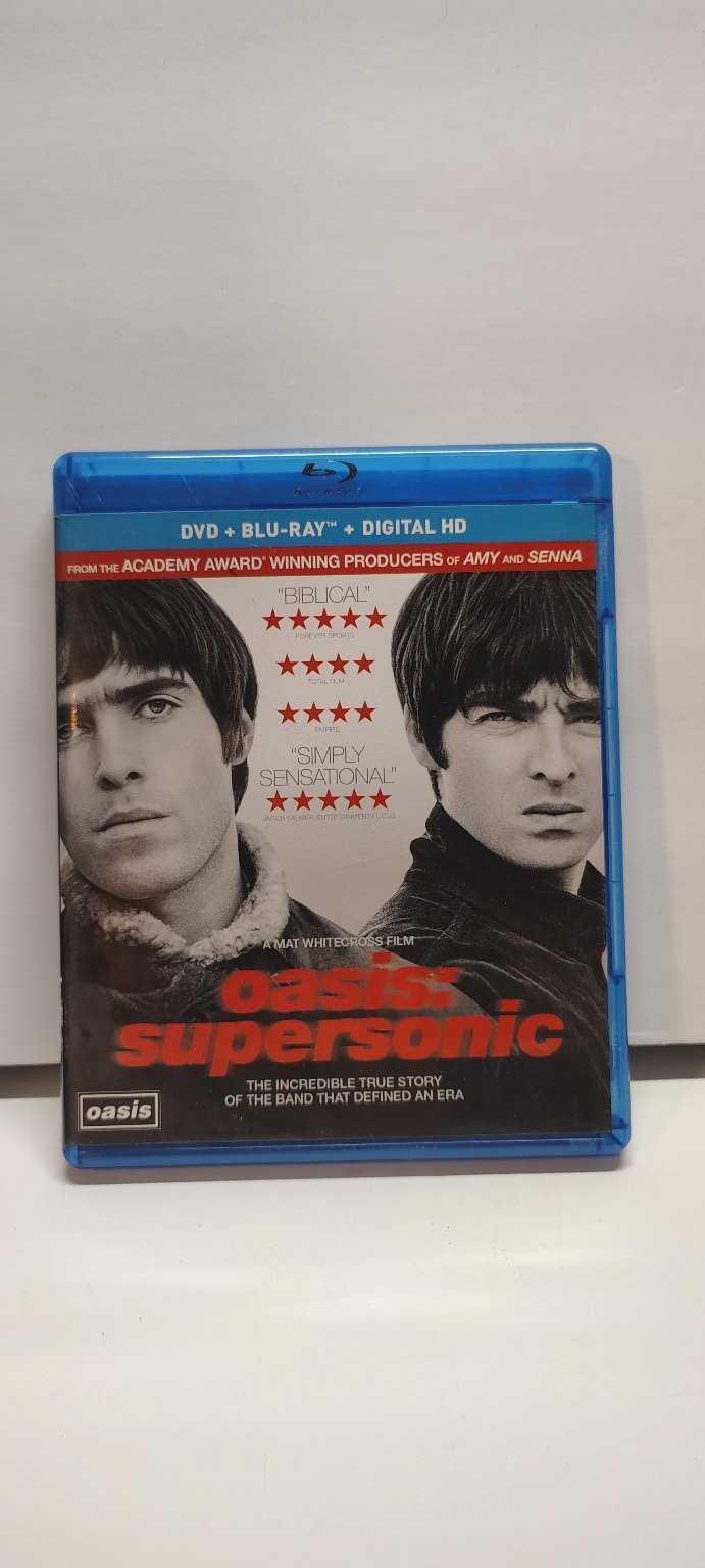 Oasis: Supersonic Blu-ray DVD 2016 Mat Whitecross Music Documentary Liam Noel