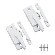 2 Pack Windows Sash Lock, White Window Latches for Single-Hung and Double-Hung W