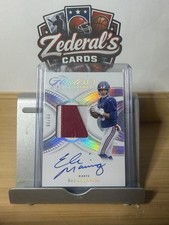 Panini Flawless 2025 Eli Manning Patch Autograph /20 New York Giants NFL Card