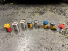 Lot of Vintage Metal Film Canisters