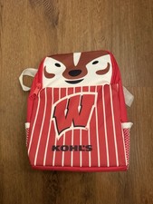 University of Wisconsin Badgers March Madness Lunch Cooler Bag Red Bucky Badger 