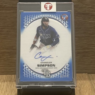 2026 Topps Pristine - Chandler Simpson #PA-CSI Pristine Autographs Blue /75 
