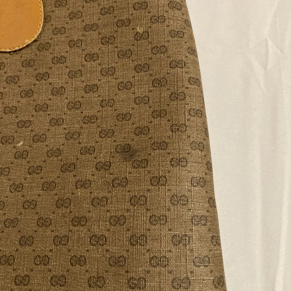 Подлинный винтажный Gucci сумка с короткими ручками 1980-х отличном состоянии - Изображение 4 из 4