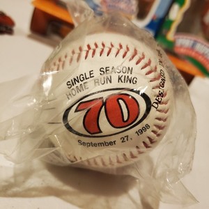 Washington Nationals Single Season Home Run King Logo Baseball 1998