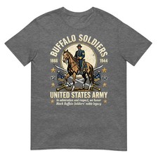 Buffalo Soldiers Black History United States Army Honor T-Shirt