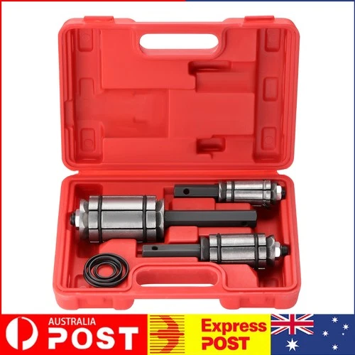 3 PCS Car Tail Pipe Expander Set Muffler Exhaust Pipe Dent Remover Tool Kit RED