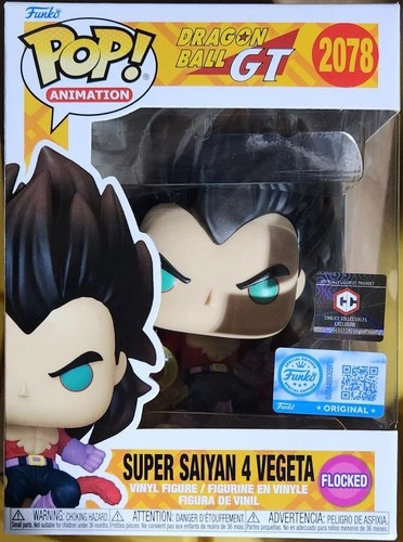 Funko Dragon Ball GT Super Saiyan 4 Vegeta #2078 Flocked Chalice Collectibles
