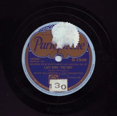 SCHELLACK Duke Ellington And His Orchestra Lazy Duke / What Can A Poor Fellow D