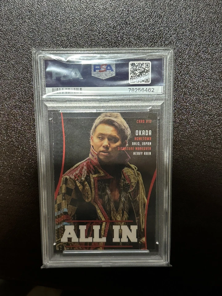 Kazuchika Okada 2018 All in Roh AEW NJPW PSA 9 #12 Low Pop Foto 3 de 3