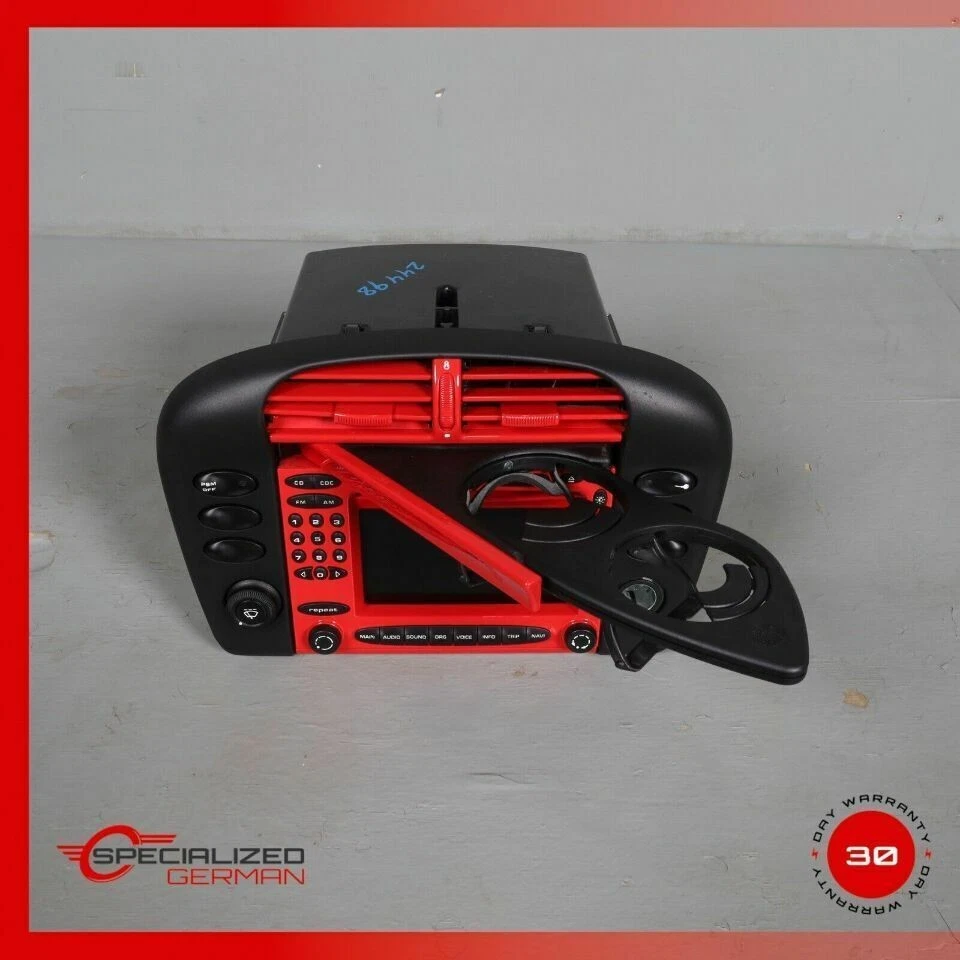 2002-2005 Porsche 911 996 PCM Center Console Head Unit Cup Holder Gaurds Red OEM - Изображение 4 из 4