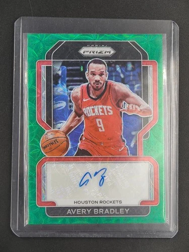 Avery Bradley 2021-22 Panini Prizm Basketball Auto Green Choice 4/8 [9hk