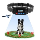 GPS Dog Collar Fence System - Invisible Electric Fence for Dogs - 1 Collar Black