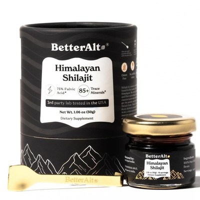Better Alt Pure Himalayan Shilajit Resin Pack of 1 High 1 Count (Pack 1) 