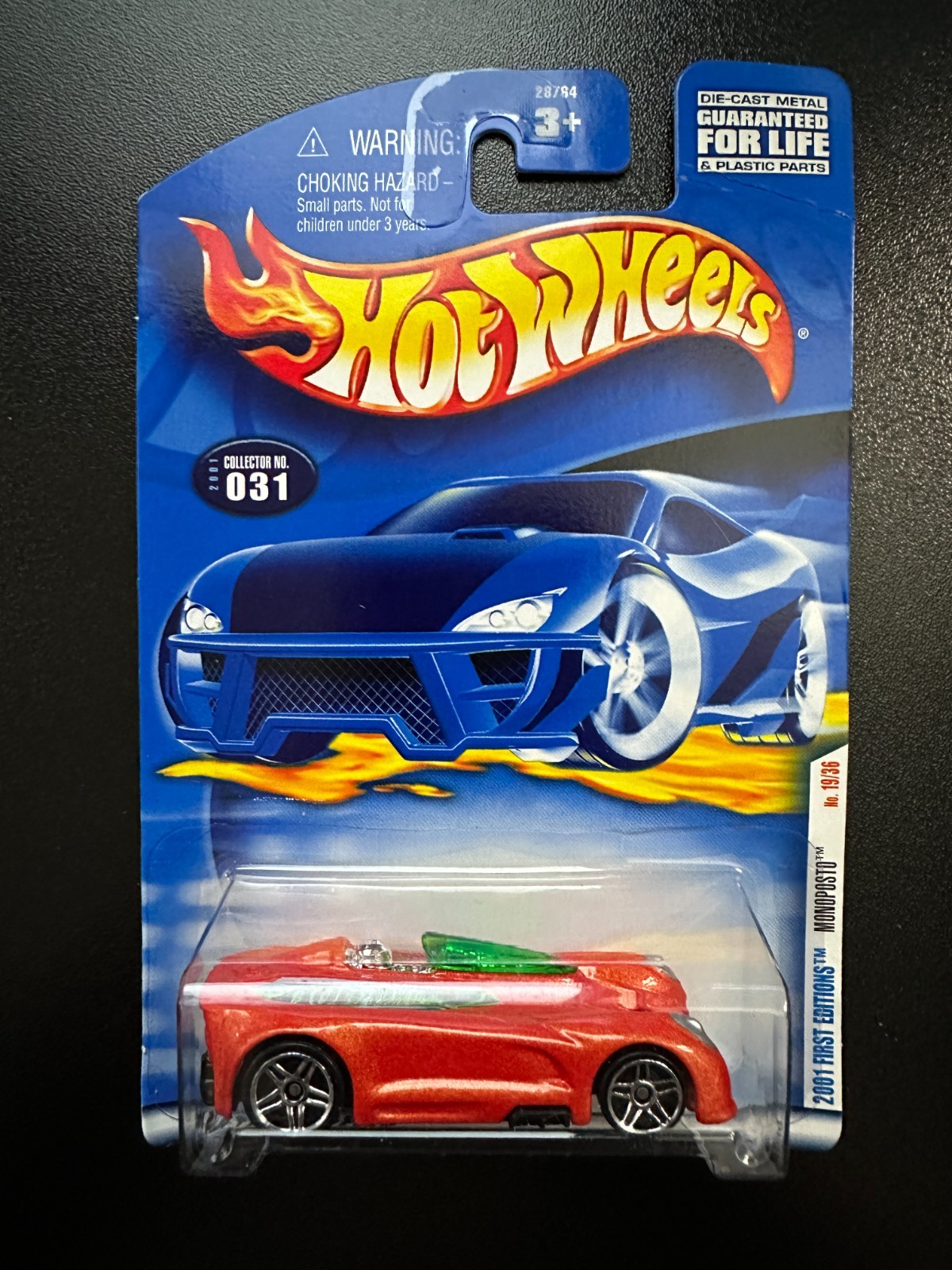 Hot Wheels #031 | Monoposto (Pearl Orange) | 2001 First Editions