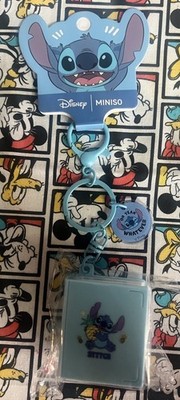 Miniso Stitch Pop Up Book Backpack Clip Or Keychain New