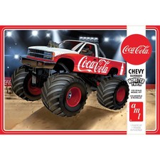 Amt 125 1988 Chevy Silverado Monster Truck Coca-cola Amt1184m Plastics Amt 125 1988 Chevy Silverado Monster Truck Coca-cola Amt1184m Plastics
