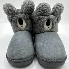 First Step Faux Fur Gray Winter Boot Size 6 Baby Shoes Open Box Never Used