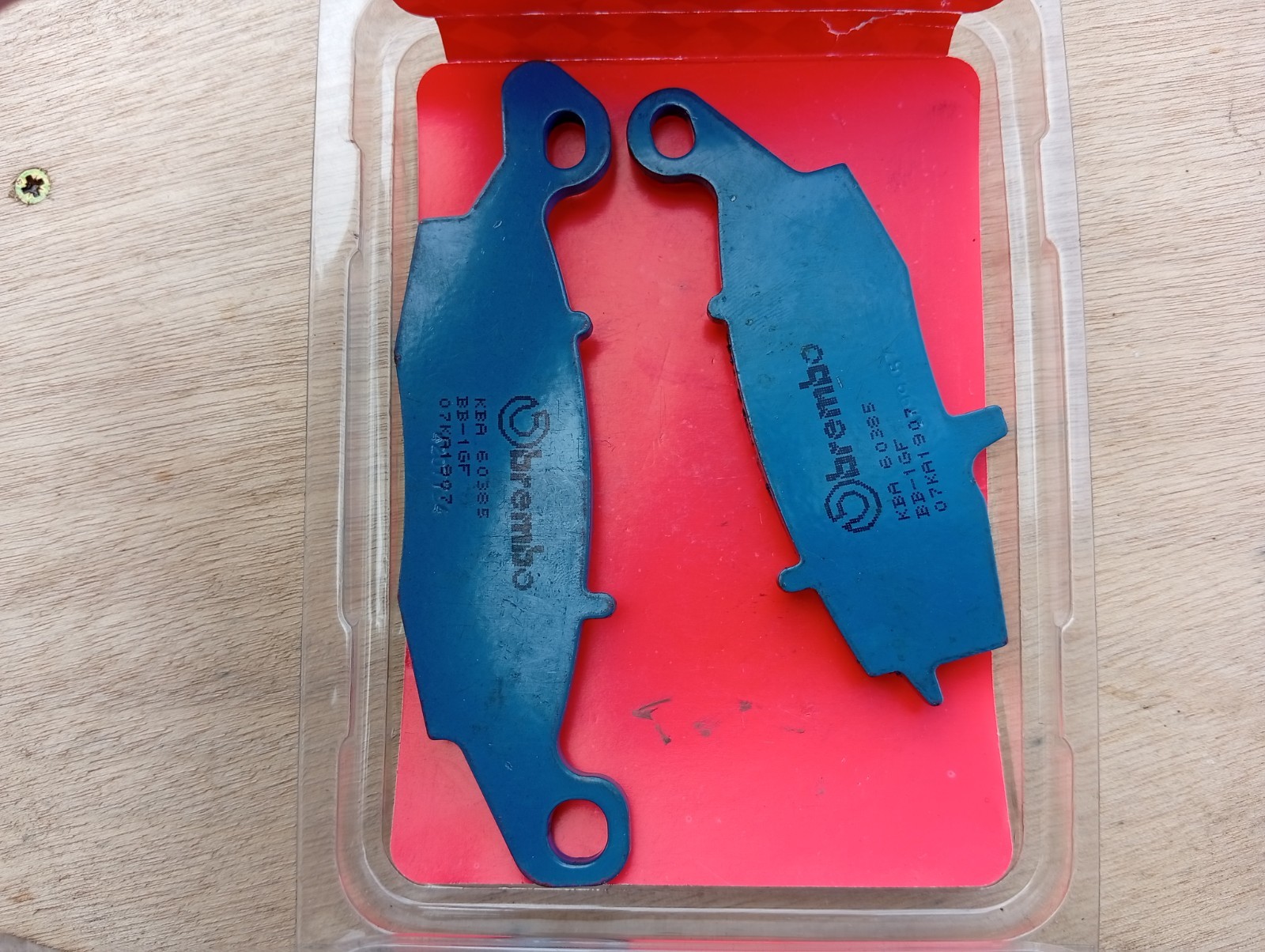 Plaquettes de frein Brembo 07ka1907 pour moto Kawasaki EL 250 Eliminator 1999