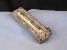ANTIQUE VESTA CASE MATCHSAFE MATCH BOX SPIRIT WATER LEVEL COMBINATION G EDGE