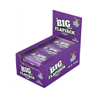 Muscle Moose Big Protein Flapjack (12x100g) Chocolate (18,08 EUR/kg)