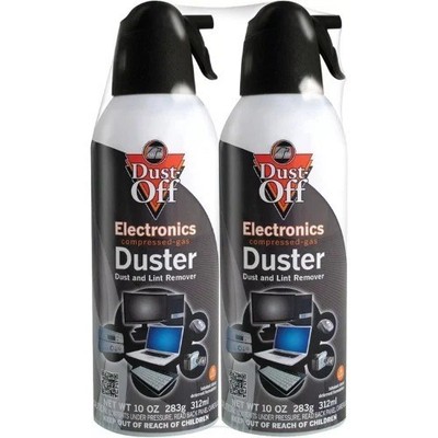 2 PACK COMPRESSED AIR DUSTER 10oz   Falcon Dust-Off Spray Cleaner for Electronic