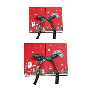 Boîte d'emballage Emballage cadeau Boîte cadeau de Noël élégante et