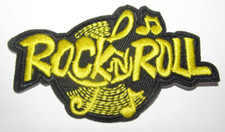 Rock N Roll Music Patch Genre Popular Embroidered Iron On Badge Applique