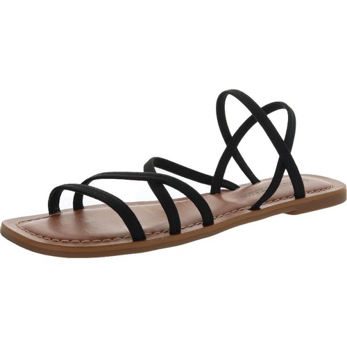 Lucky Brand Womens Bizell Beige Flat Sandals Shoes 8 Medium (B,M) BHFO 0826 | eBay