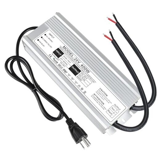 LED Driver 400 Watts Waterproof IP67 Power Supply IP67 DC 24V 24V 400W