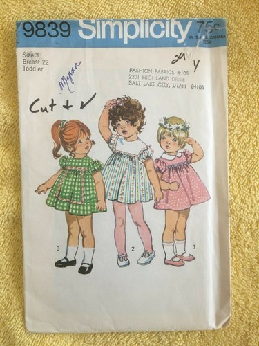 Simplicity Patterns ~ CUT PATTERNS ~ All Size 3 * ~ * ~ * ~ * ~ * Listing 5791 - Picture 16 of 105
