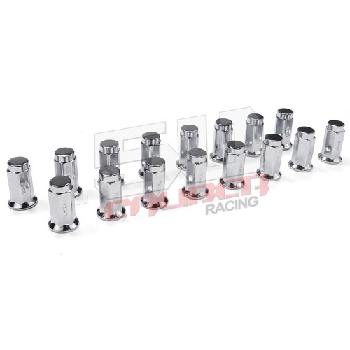 16 - Tuercas planas cromadas 3/8-24 Polaris RZR 570 800 XP900 ACE Sportsman - Imagen 3 de 7