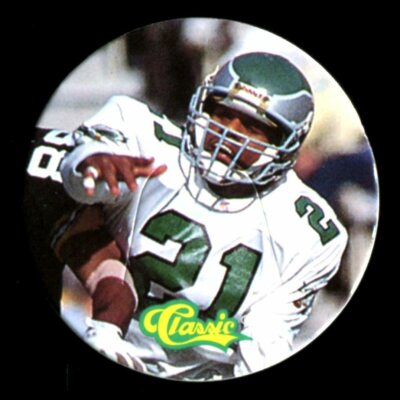 1993 Classic NFL Football Pogs TONX #2 ERIC ALLEN PHILADELPHIA EAGLES HOF