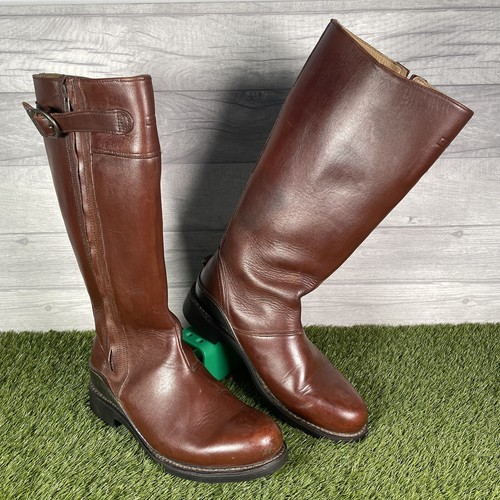 Hunter Hamilton Reitstiefel kniehoch braun W23407 Damen Gr. UK 6 Reitsport