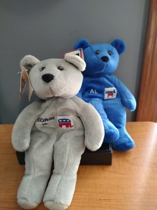 2000 Election Candidates - George W and Al  Beverly Hills Plus Bears