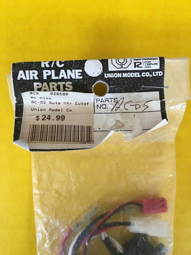 Nuevo de Lote Antiguo Union Model Co. Avión RC Parte AC-05 Motor Automático Sistema de Corte - Imagen 2 de 3