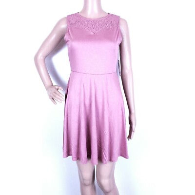 Alya Francesca's Women Dress Lace Color Pink Size L - NWT