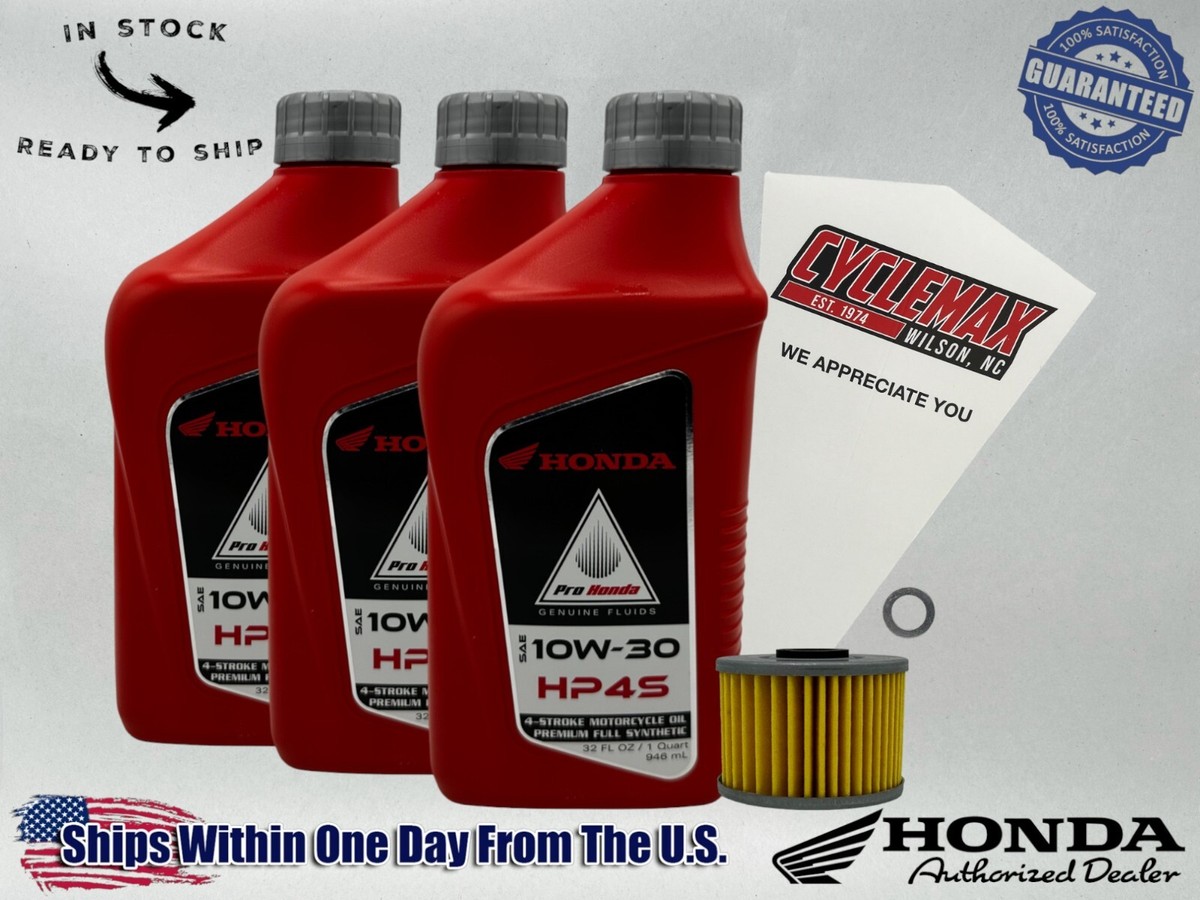 Cyclemax Full Synthetic HP4s Oil Change Kit fits 1983-1987 Honda Cyclemax Full Synthetic HP4s Oil Change Kit fits 1983-1987 Honda