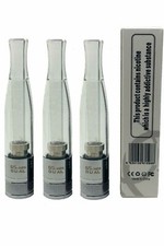 Genuine h2 GS H2S DUAL CORE Atomizer /x 5 Coil pack E SHISHA Vape Clearomizer UK