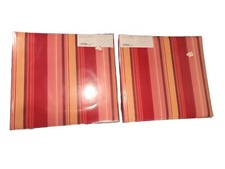 LOT OF 2 BEST OCCASIONS MULTI-COLOR STRIPED 20 PAGE SCRAPBOOK ALBUM 12 x 12 NEW