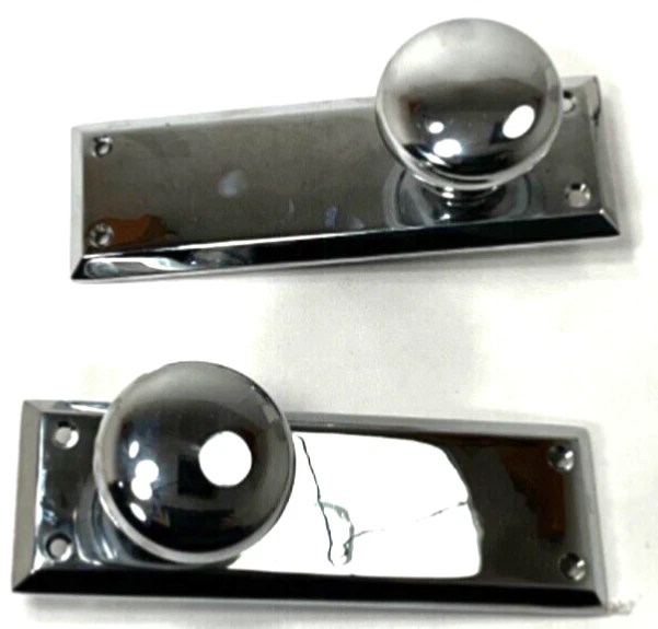 EMTEK ASSA ABLOY 8104 QUINCY PLATE PROVIDENCE US26 CROMO PULIDO Foto 3 de 4