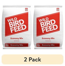  2 pack Economy Mix Wild Bird Feed, Value Bird Seed Blend, Dry, 20 lb. Bag